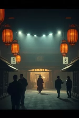 《雪线以上》海报，雪线之上的观测站与一面旗帜