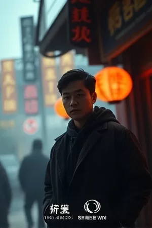 《山那边的邮差》海报，盘山路上骑车的背影与绿色邮包